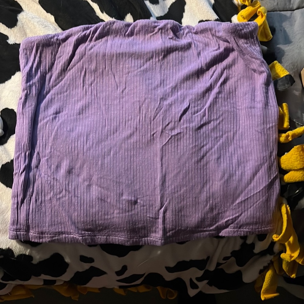 purple tube top